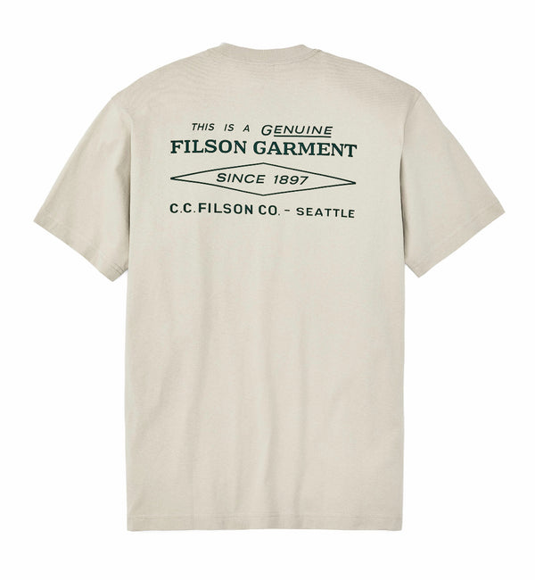 Filson 20312128 Men's Short Sleeve Diamond Graphic T-Shirt