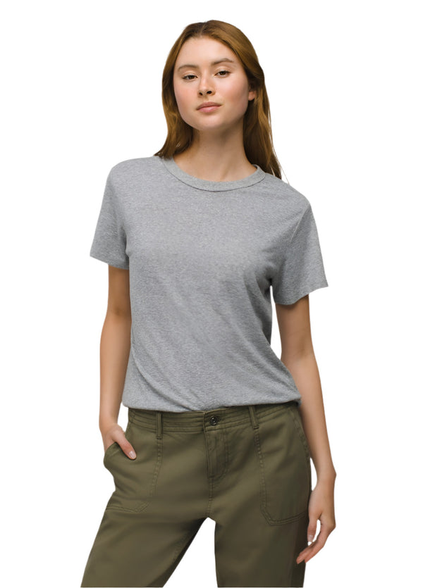 prAna 2066421 Women's Cozy Up Short Sleeve Crew