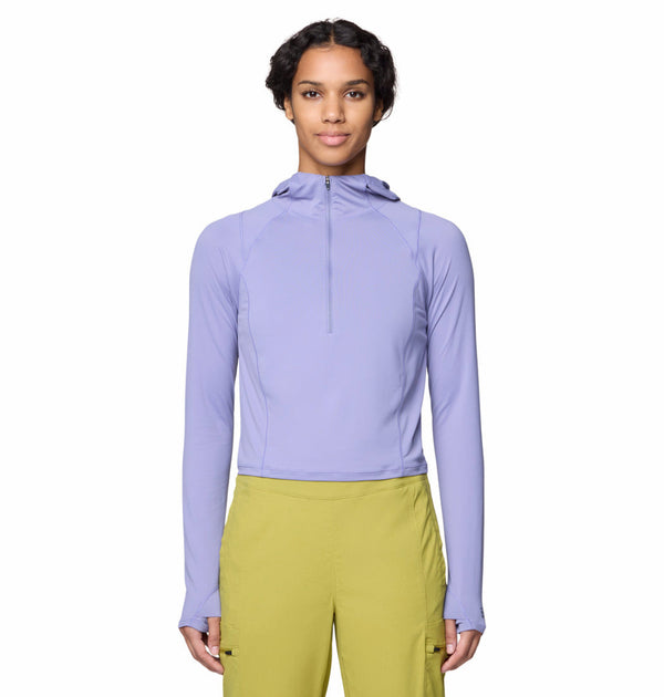 Mountain Hardwear 2068771 Women's Crater Lake Half Zip Crop Hoody