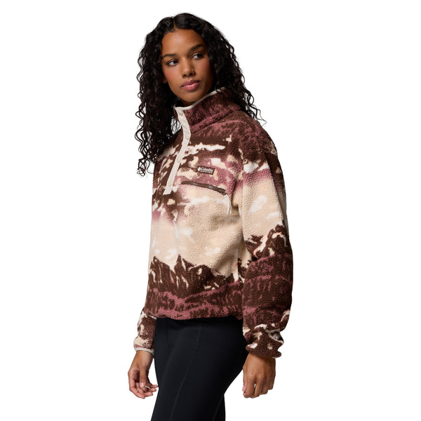 Columbia 2098501 Women's Helvetia II Printed Cropped Half Snap