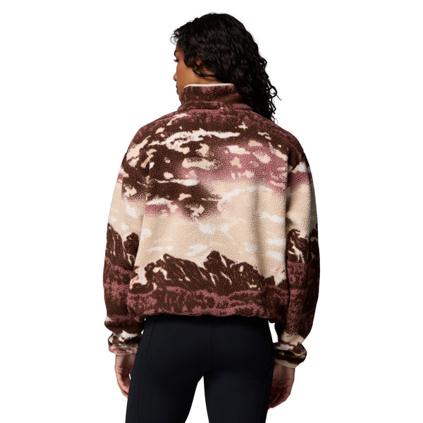 Columbia 2098501 Women's Helvetia II Printed Cropped Half Snap
