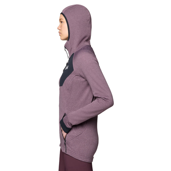 Mountain Hardwear 2104821 Women's Polartec Power Grid Full Zip Hoody