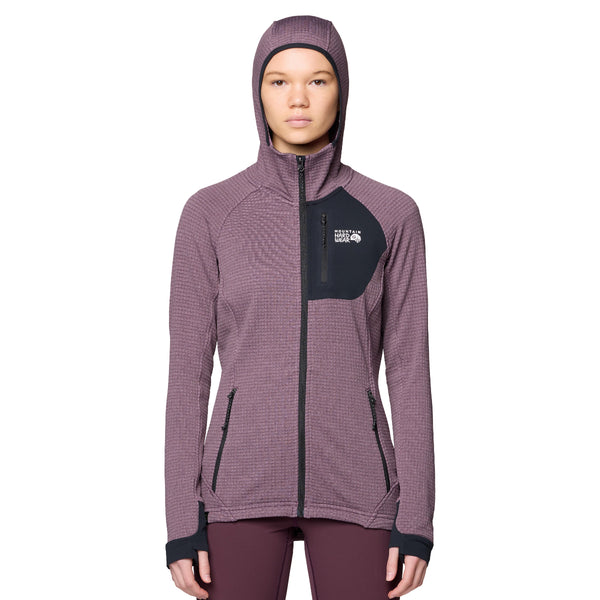Mountain Hardwear 2104821 Women's Polartec Power Grid Full Zip Hoody