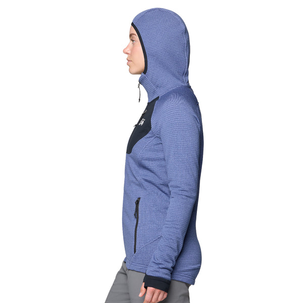 Mountain Hardwear 2104821 Women's Polartec Power Grid Full Zip Hoody