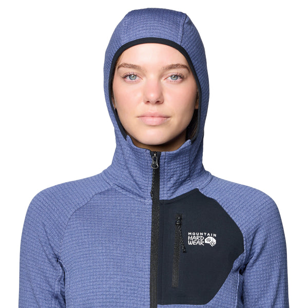 Mountain Hardwear 2104821 Women's Polartec Power Grid Full Zip Hoody