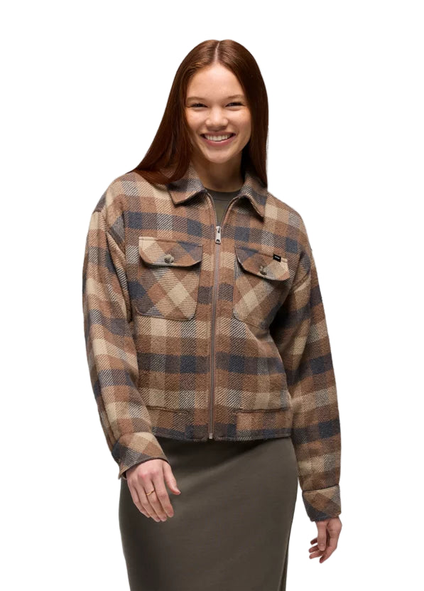 prAna 2127521 Women's Excursions Flannel Jacket