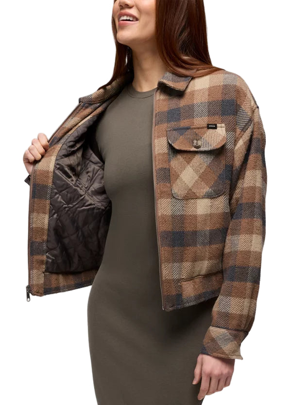 prAna 2127521 Women's Excursions Flannel Jacket