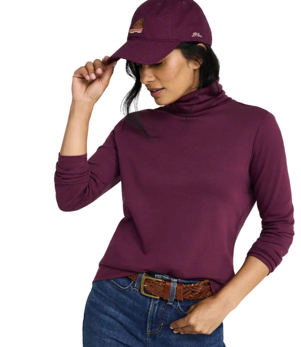 L.L.Bean 214949 Women's Pima Turtleneck
