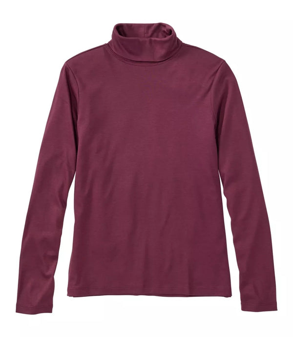 L.L.Bean 214949 Women's Pima Turtleneck