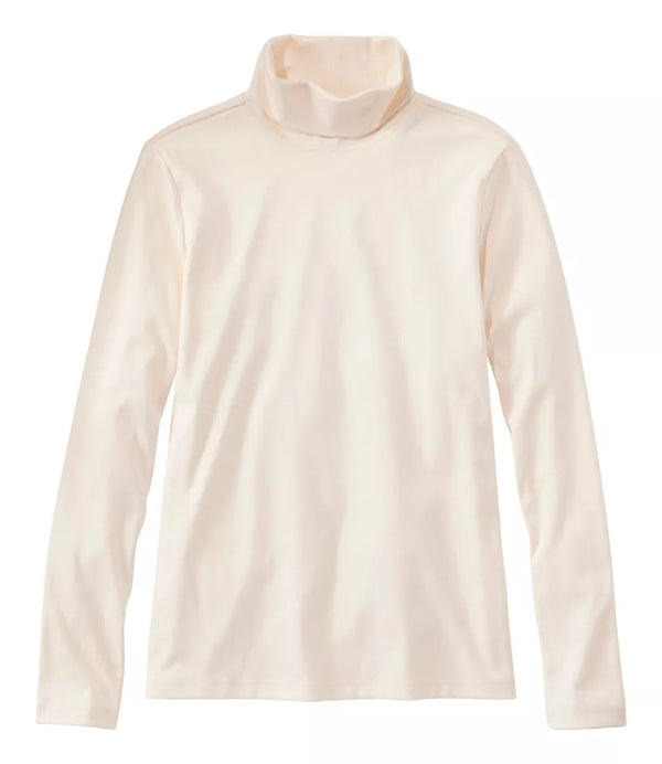 L.L.Bean 214949 Women's Pima Turtleneck