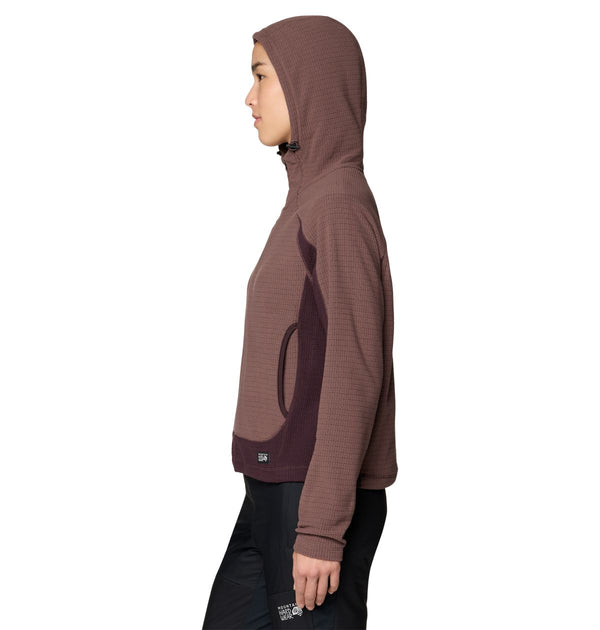 Mountain Hardwear 2166641 Women's Summit Grid Half Zip Hoody