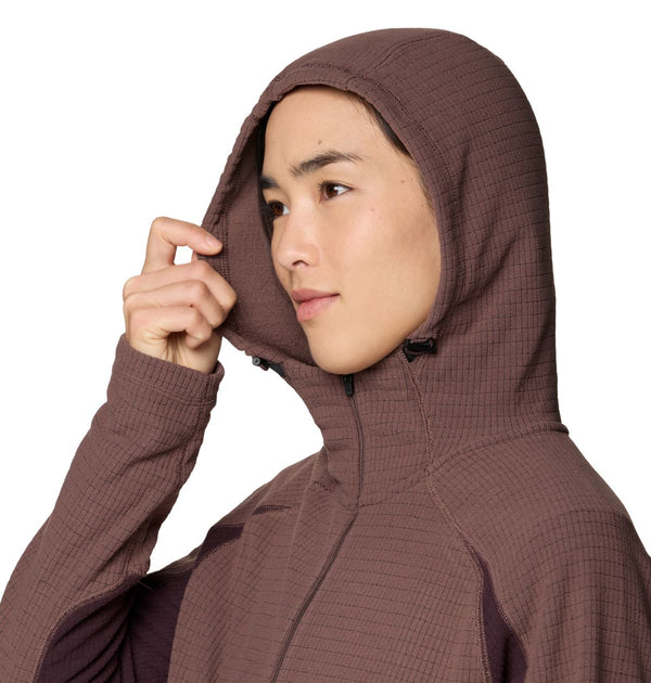 Mountain Hardwear 2166641 Women's Summit Grid Half Zip Hoody