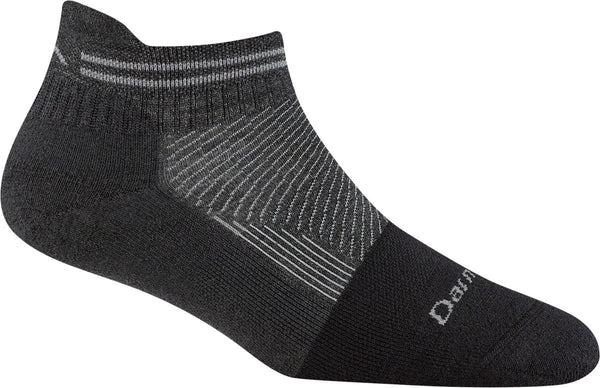 Darn Tough Vermont 2210 Women's Steely No Show Tab Lightweight Cushion - Full Cushion Toe Box