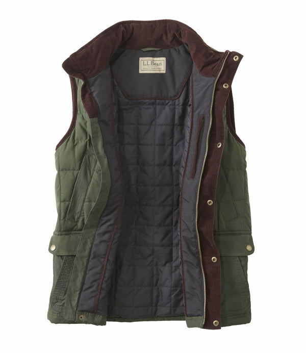 L.L.Bean 296114 Men's Upcountry Waxed Cotton Down Vest