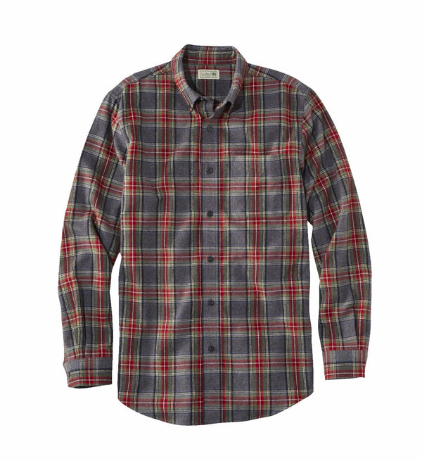 L.L.Bean 298167 Men's Scotch Plaid Flannel Shirt