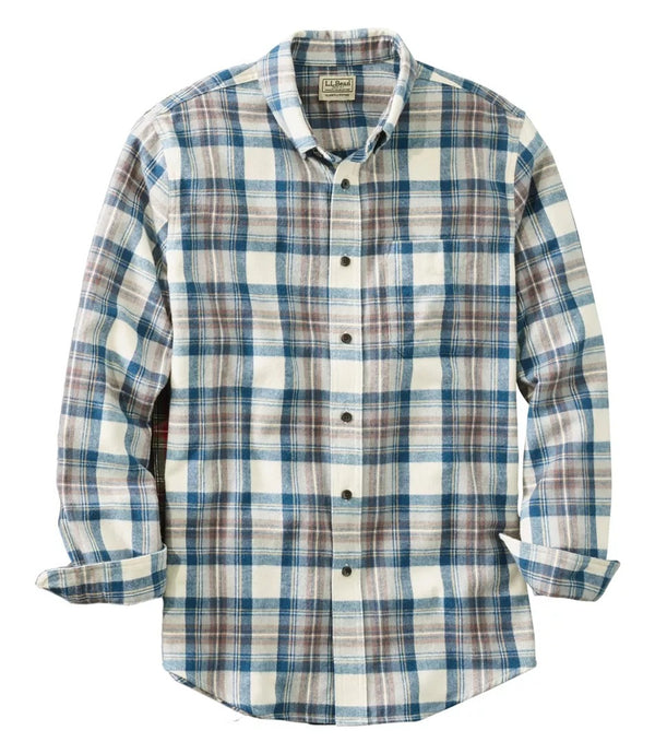 L.L.Bean 298167 Men's Scotch Plaid Flannel Shirt