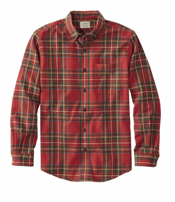 L.L.Bean 298167 Men's Scotch Plaid Flannel Shirt