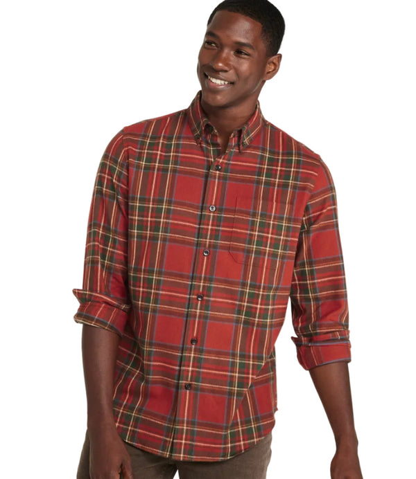 L.L.Bean 298167 Men's Scotch Plaid Flannel Shirt