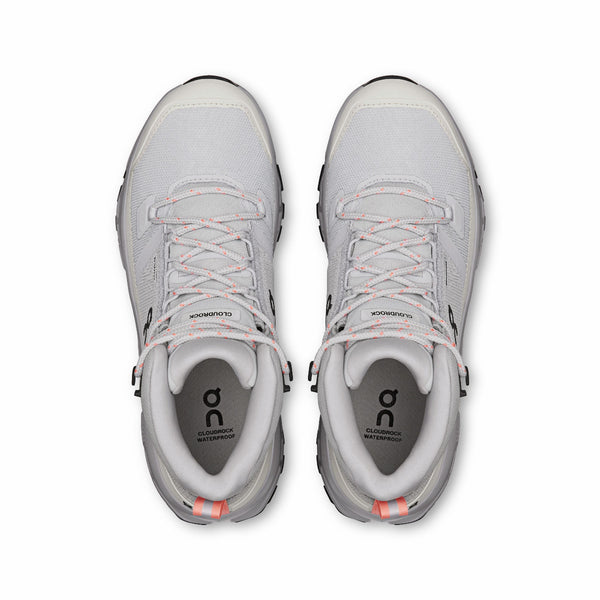 On Running 3WF1013 Women's Cloudrock Mid WP - Glacier/Alloy