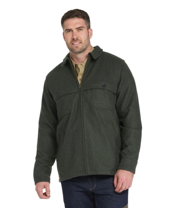 L.L.Bean 500043 Men's Maine Guide Zip Front Jac Shirt