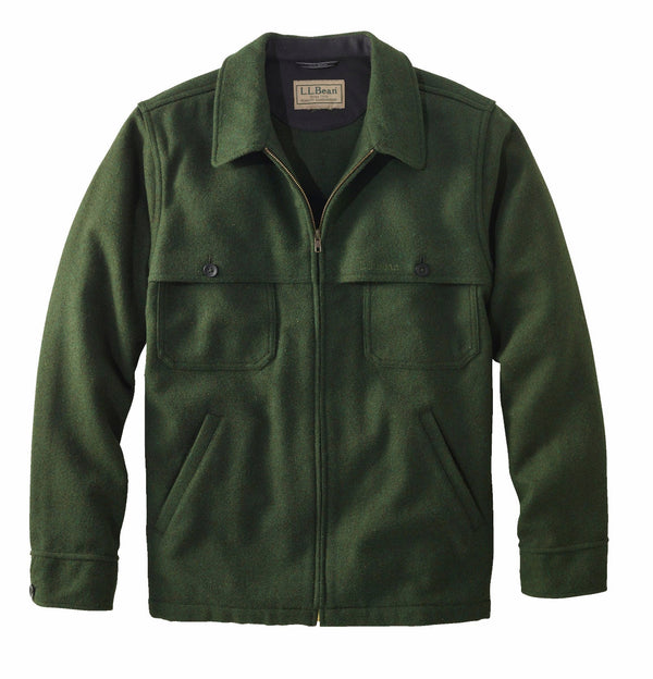 L.L.Bean 500043 Men's Maine Guide Zip Front Jac Shirt
