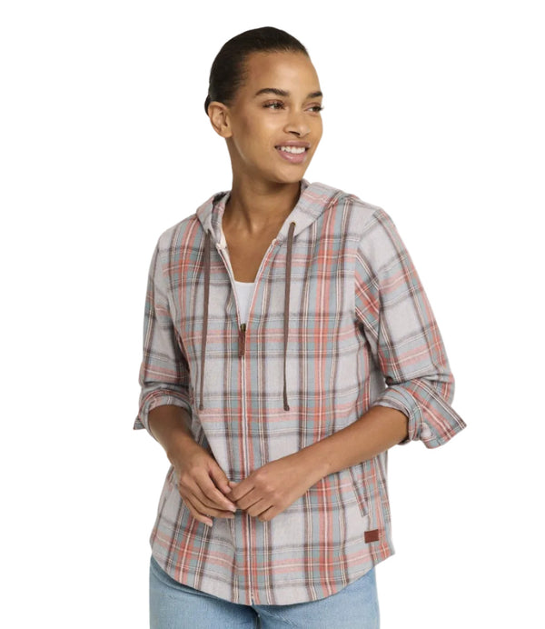 L.L.Bean 502092 Women's Scotch Plaid Zip Hoodie