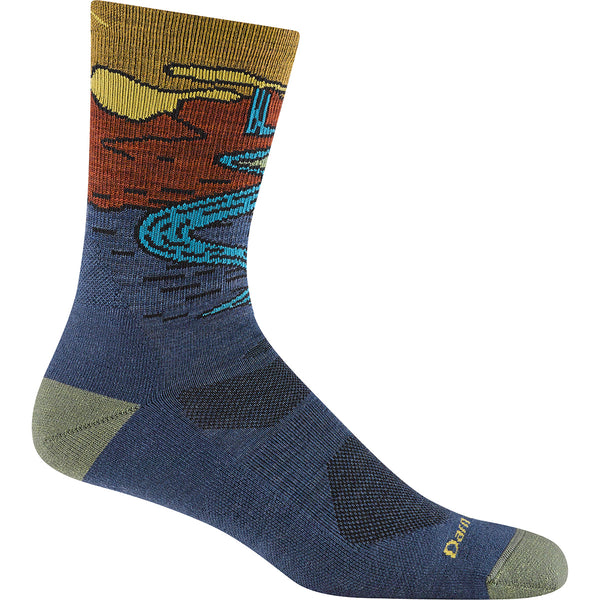 Darn Tough Vermont 5020 Men's Chasing Waterfalls Micro Crew Lightweight Cushion
