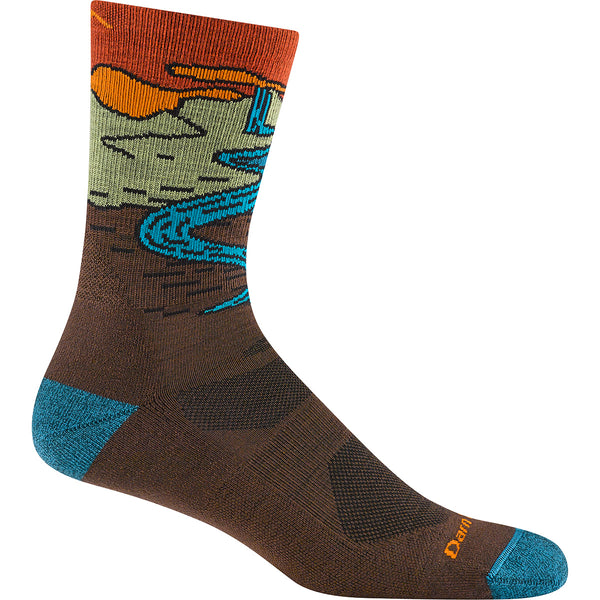 Darn Tough Vermont 5020 Men's Chasing Waterfalls Micro Crew Lightweight Cushion