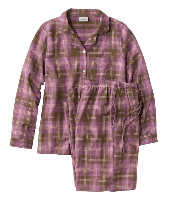 L.L.Bean 502584 Women's Scotch Plaid Flannel Pajamas