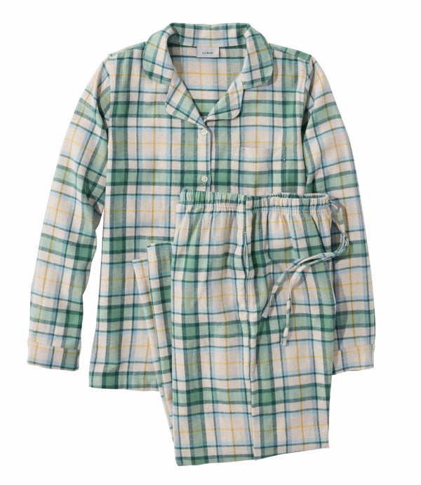 L.L.Bean 502584 Women's Scotch Plaid Flannel Pajamas