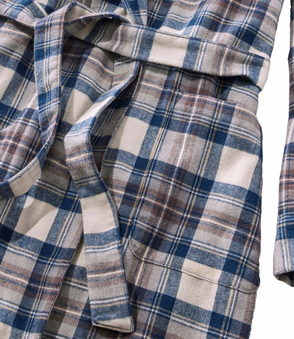 L.L.Bean 502585 Women's Scotch Plaid Flannel Robe