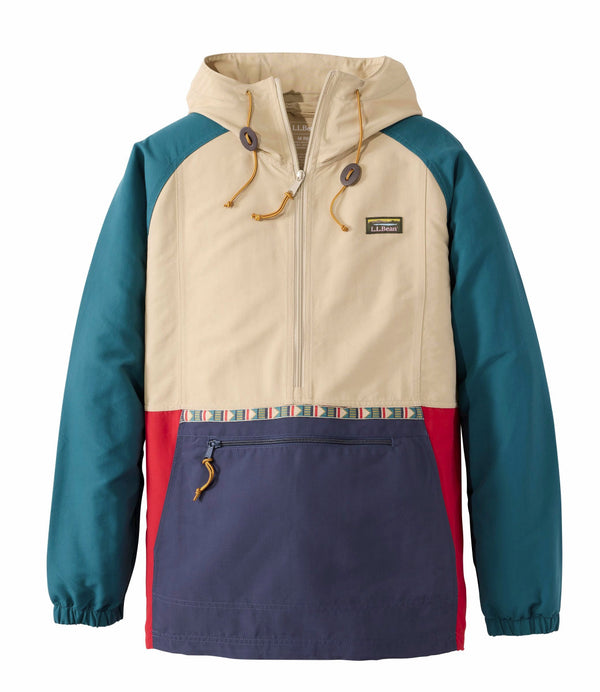 L.L.Bean 505271 Men's Mountain Classic Anorak Multi Color