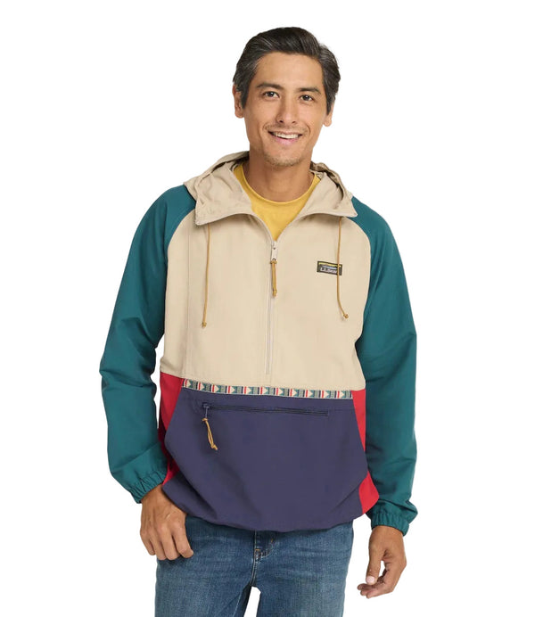 L.L.Bean 505271 Men's Mountain Classic Anorak Multi Color