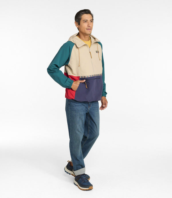 L.L.Bean 505271 Men's Mountain Classic Anorak Multi Color