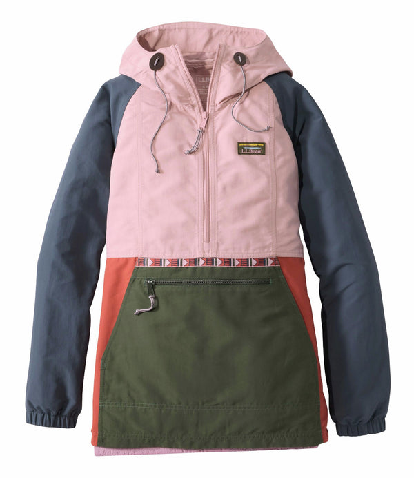 L.L.Bean 505301 Women's Mountain Classic Multi Color Anorak