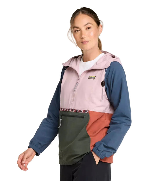 L.L.Bean 505301 Women's Mountain Classic Multi Color Anorak
