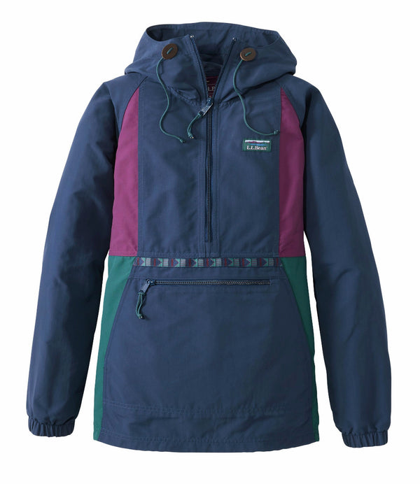L.L.Bean 505301 Women's Mountain Classic Multi Color Anorak