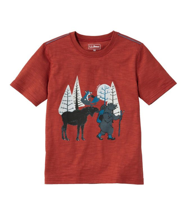 L.L.Bean 506936 Little Kids' Graphic Glow in the Dark Tee