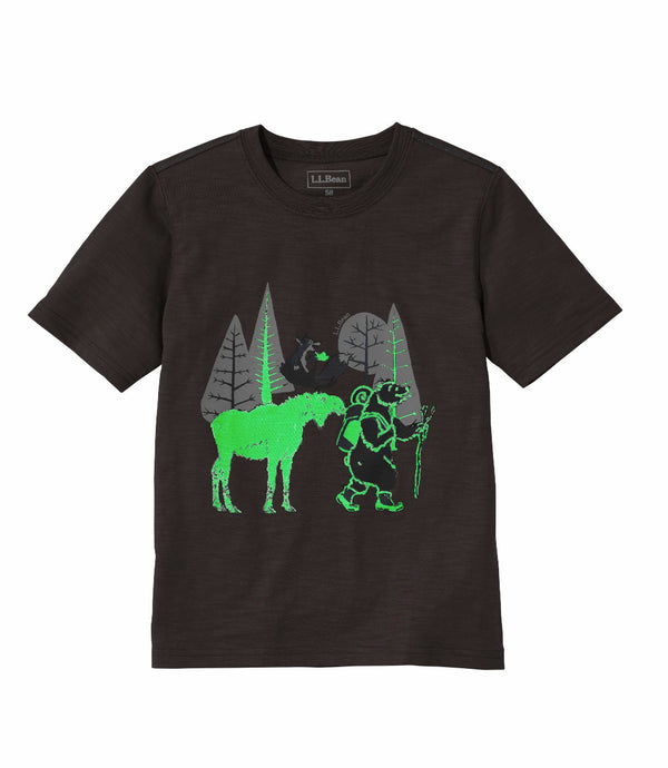 L.L.Bean 506936 Little Kids' Graphic Glow in the Dark Tee