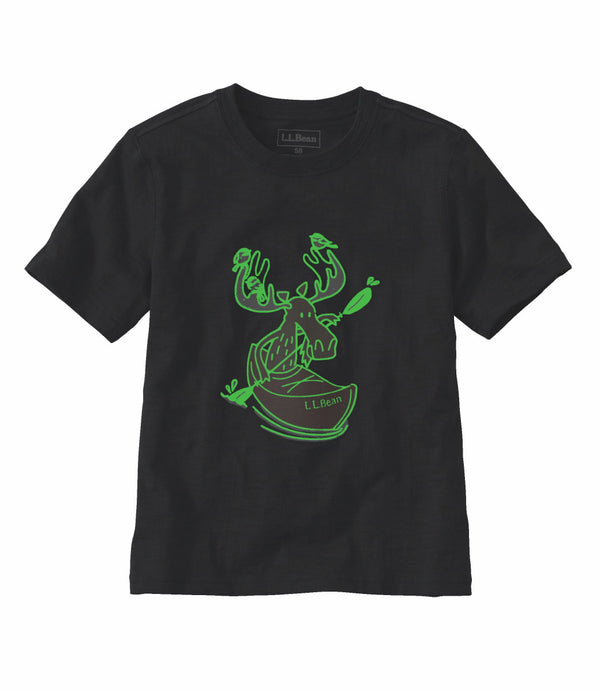 L.L.Bean 506936 Little Kids' Graphic Glow in the Dark Tee
