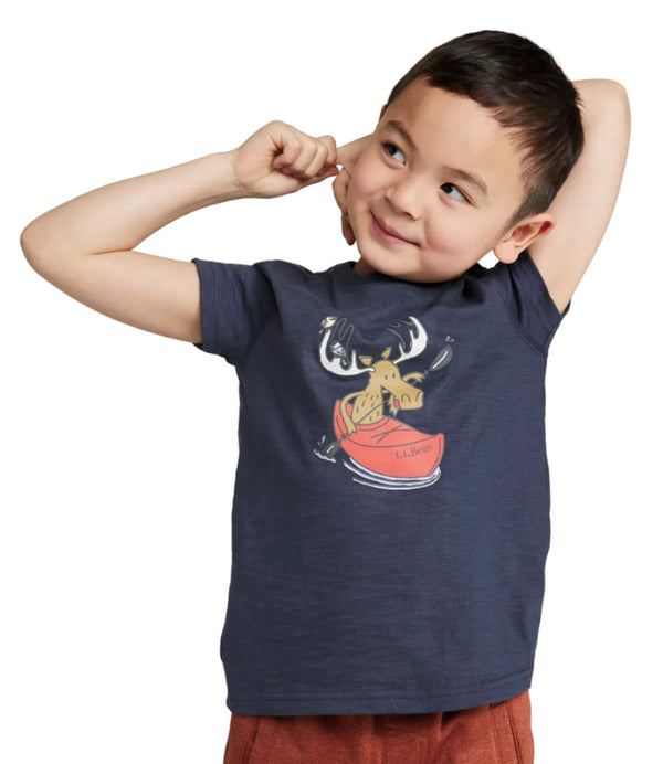 L.L.Bean 506936 Little Kids' Graphic Glow in the Dark Tee