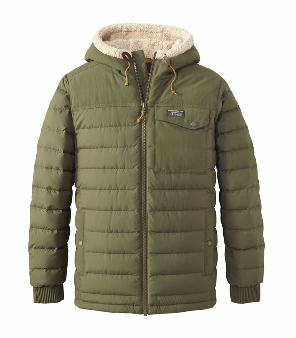 L.L.Bean 511960 Men's Mountain Classic Down Sherpa-Lined Jacket
