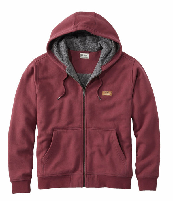 L.L.Bean 512268 Men's Katahdin Iron Works Full Zip Sweatshirt