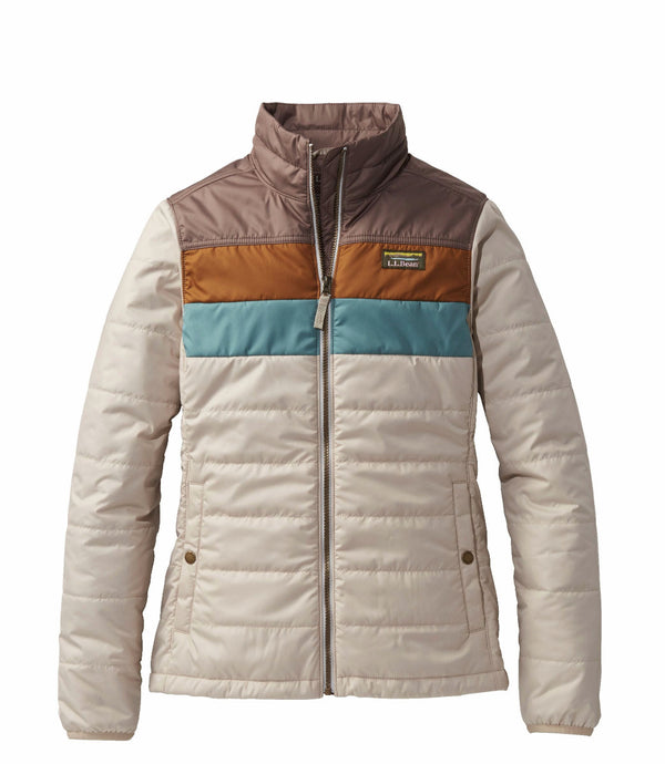 L.L.Bean 512395 Women's Mountain Classic Color Block Puffer Jacket