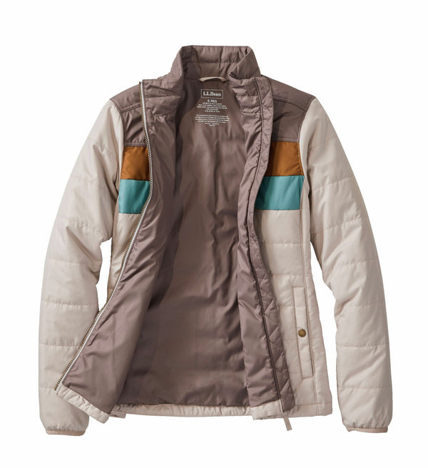 L.L.Bean 512395 Women's Mountain Classic Color Block Puffer Jacket