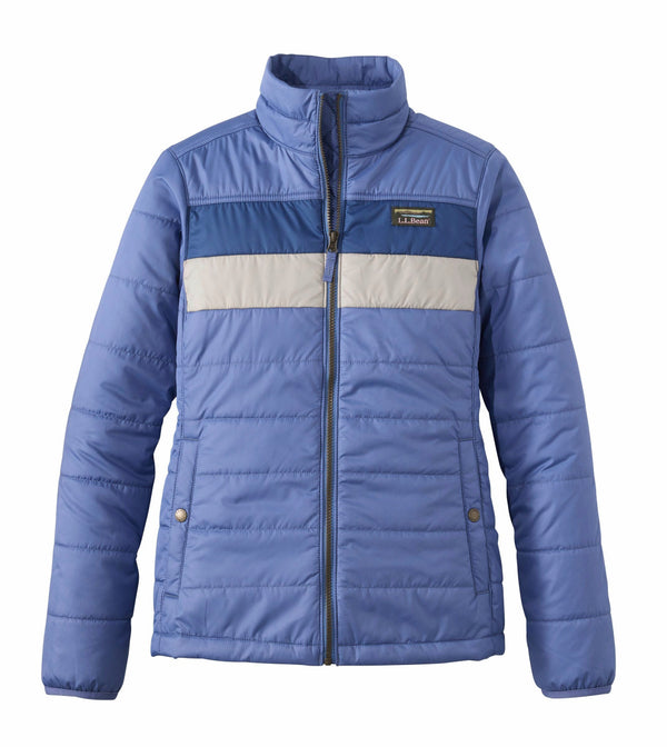 L.L.Bean 512395 Women's Mountain Classic Color Block Puffer Jacket