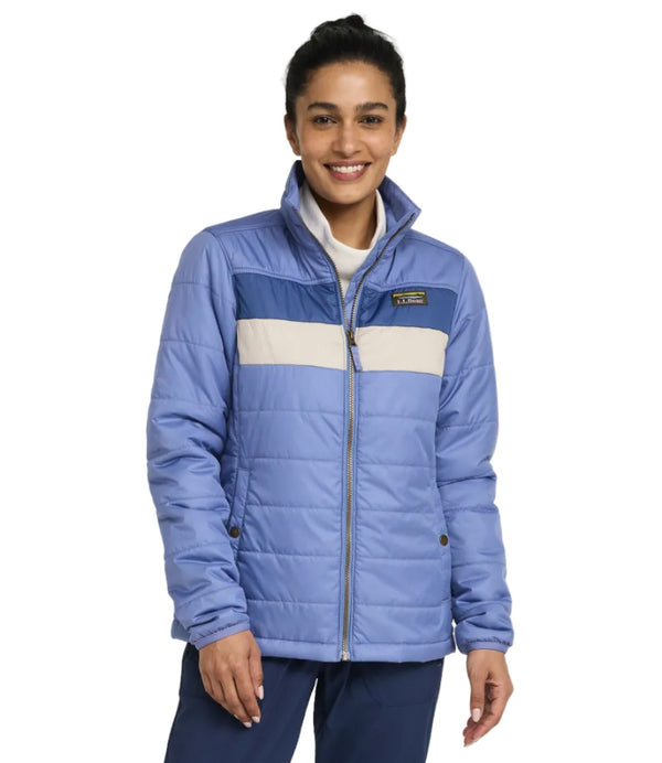 L.L.Bean 512395 Women's Mountain Classic Color Block Puffer Jacket