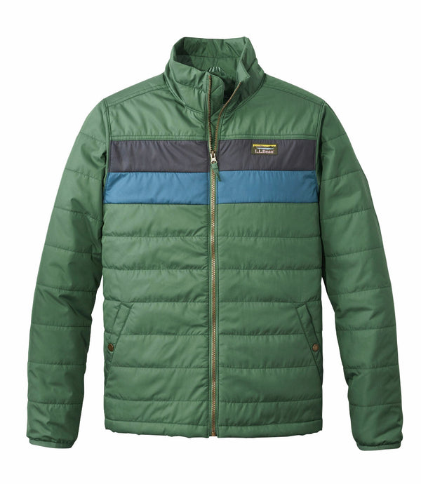 L.L.Bean 512406 Men's Mountain Classic Color Block Puffer Jacket