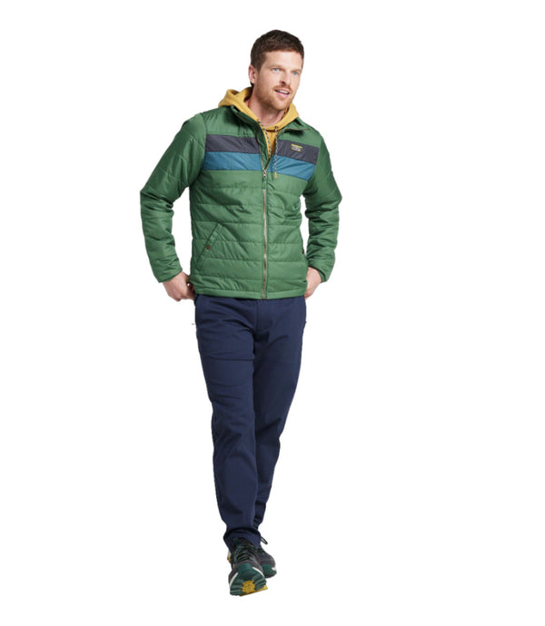 L.L.Bean 512406 Men's Mountain Classic Color Block Puffer Jacket
