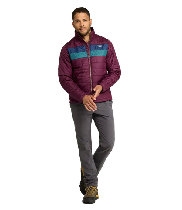 L.L.Bean 512406 Men's Mountain Classic Color Block Puffer Jacket